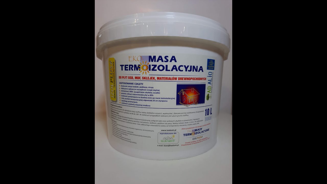 Tynk na płyty Osb.Ekologiczna Izolacja(Test Temperatury)Docieplenie,Termoizolacja( Eko Masa Termo)