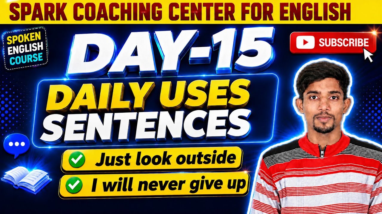DAY- 15 || Daily Uses Sentences || English || Practice