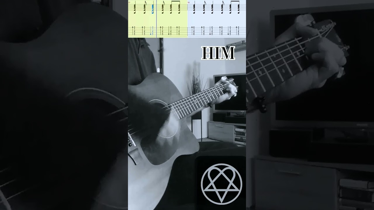 HIM - In Joy and Sorrow /intro tab #him #cover #villevalo