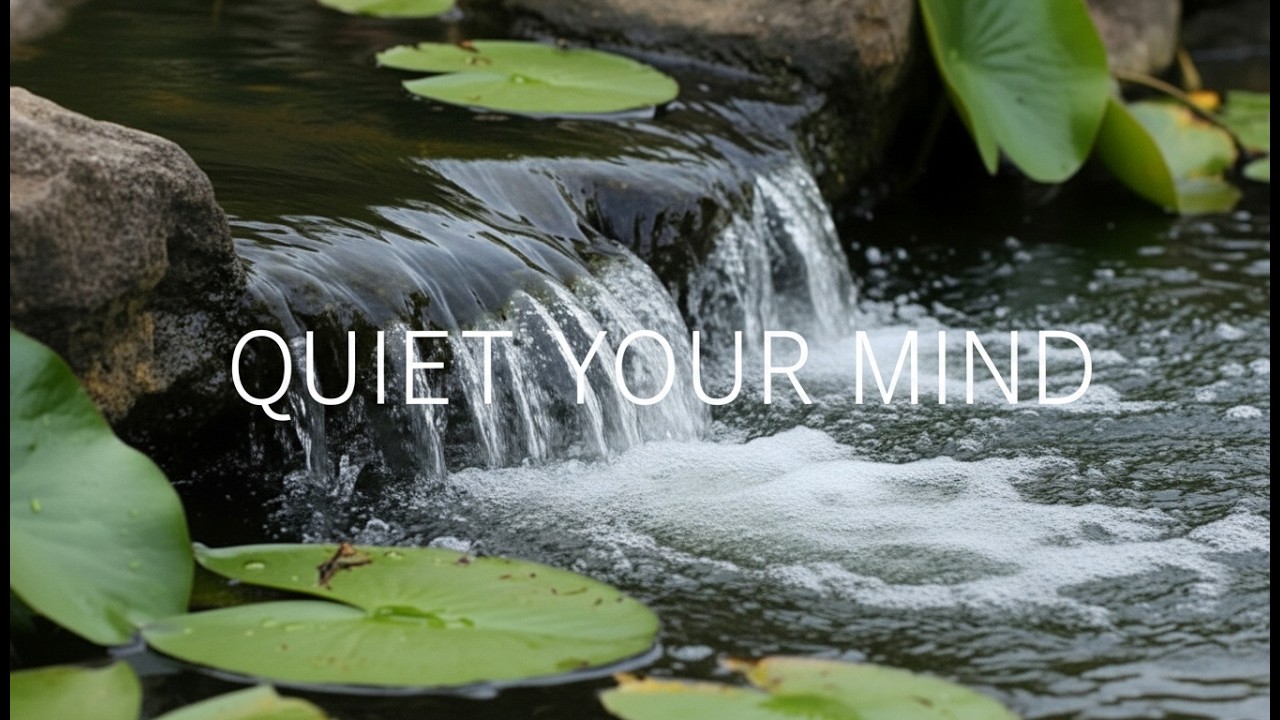 Quiet Your Mind: Peaceful Water Garden Ambiance | Botanic Cafe Sen Sok | Nature Sounds for Sleep