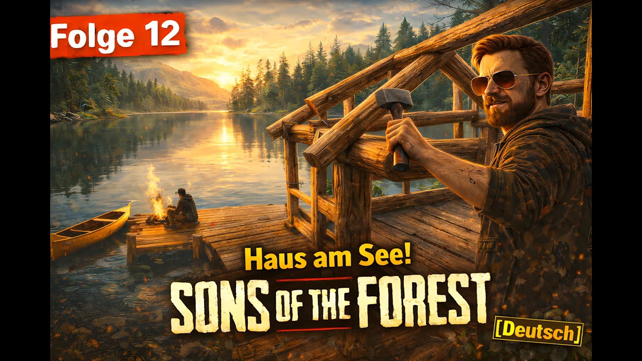Folge #12: Haus am See – Unser Rückzugsort wächst!@KayToLive  | Sons of the Forest [Deutsch]