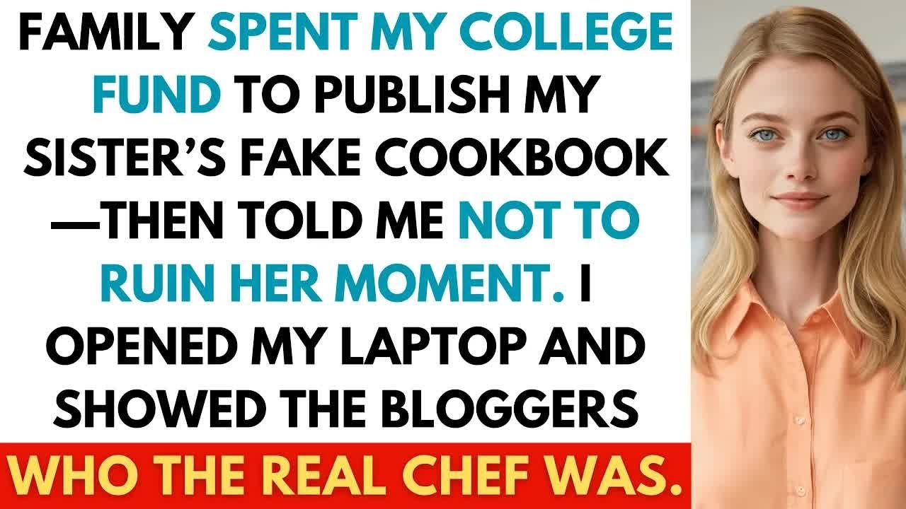 At Dinner, My Parents Unveiled My Sister’s ‘Cookbook’—Made Entirely of My Stolen Recipes  So I