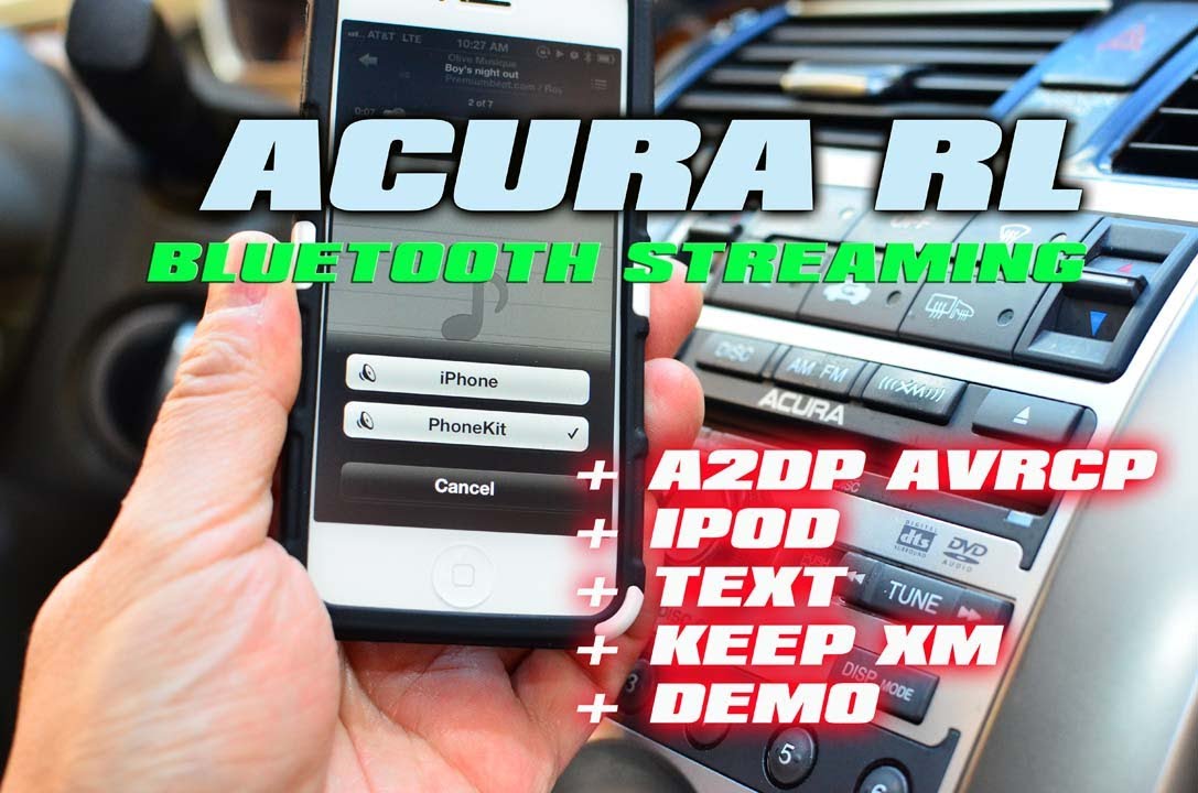 ACURA RL IPOD & BLUETOOTH STREAMING, XM NAV TRAFFIC , by AutoToys.com & Isimple PXAMG GATEWAY ISBT21