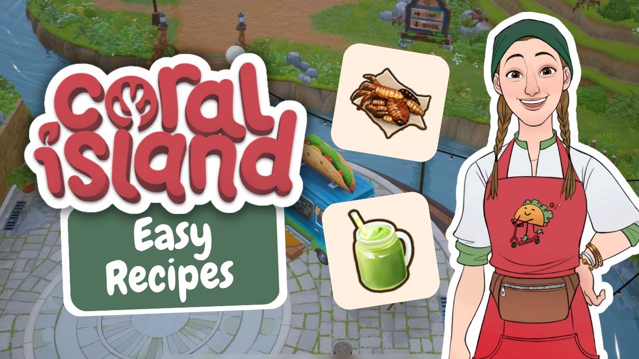 Easy ONE Ingredient Recipes in Coral Island!!!