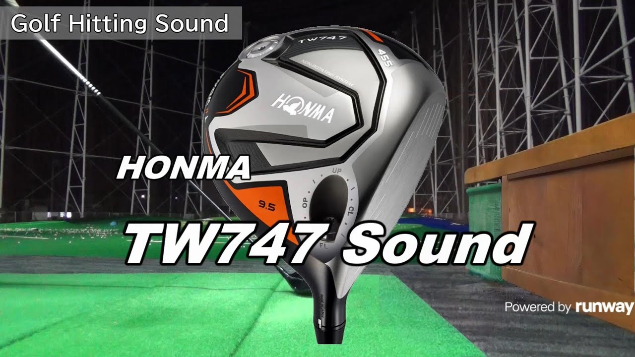 2018 HONMA TW747 Driver Sound