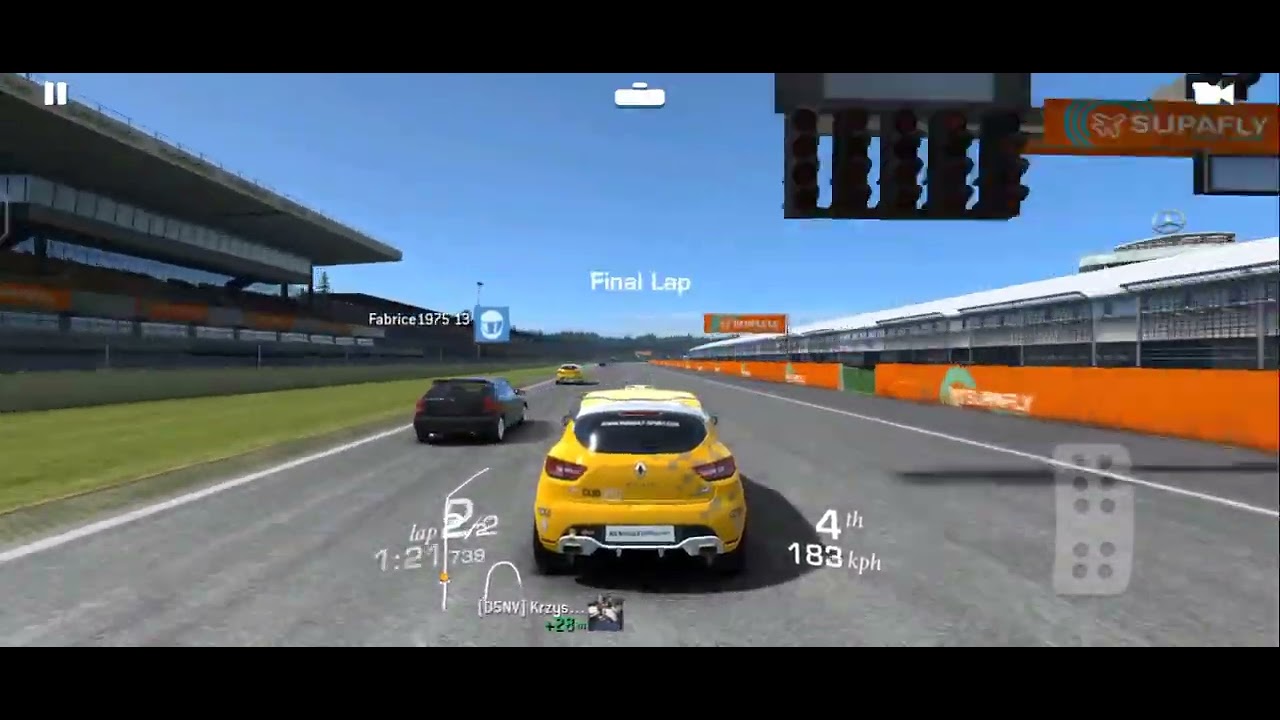 Real Racing 3 [ Hockenheimring Circuit with Renault CLIO CUP ]