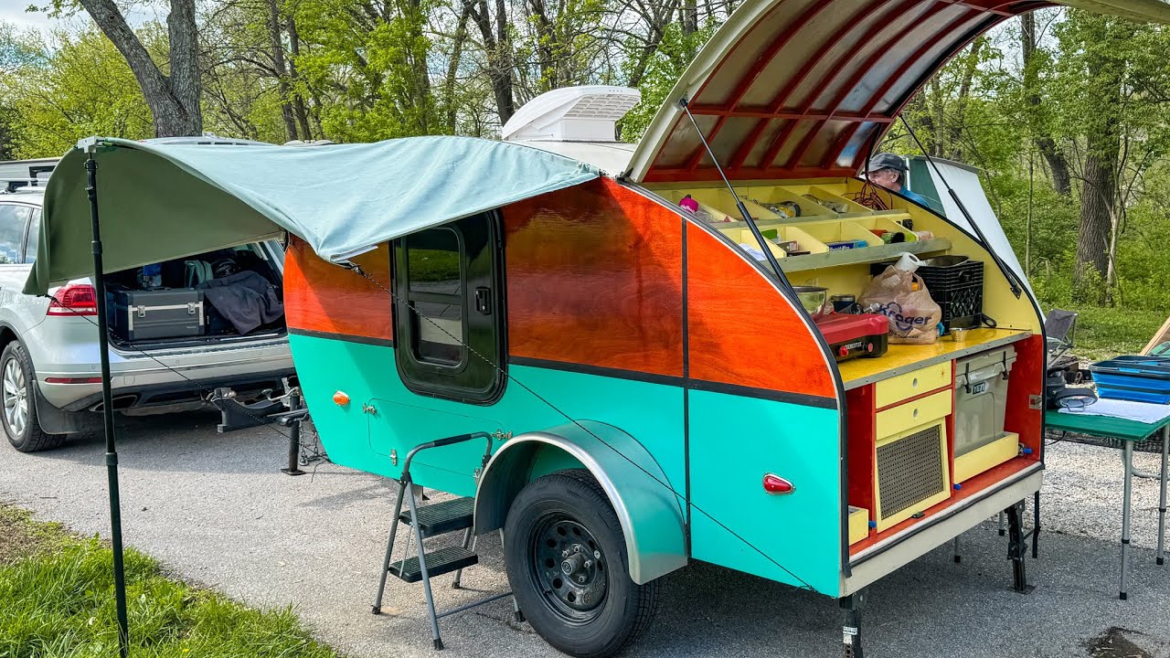 Camping at BIG BONE LICK | TWO DIY TEARDROP TOURS