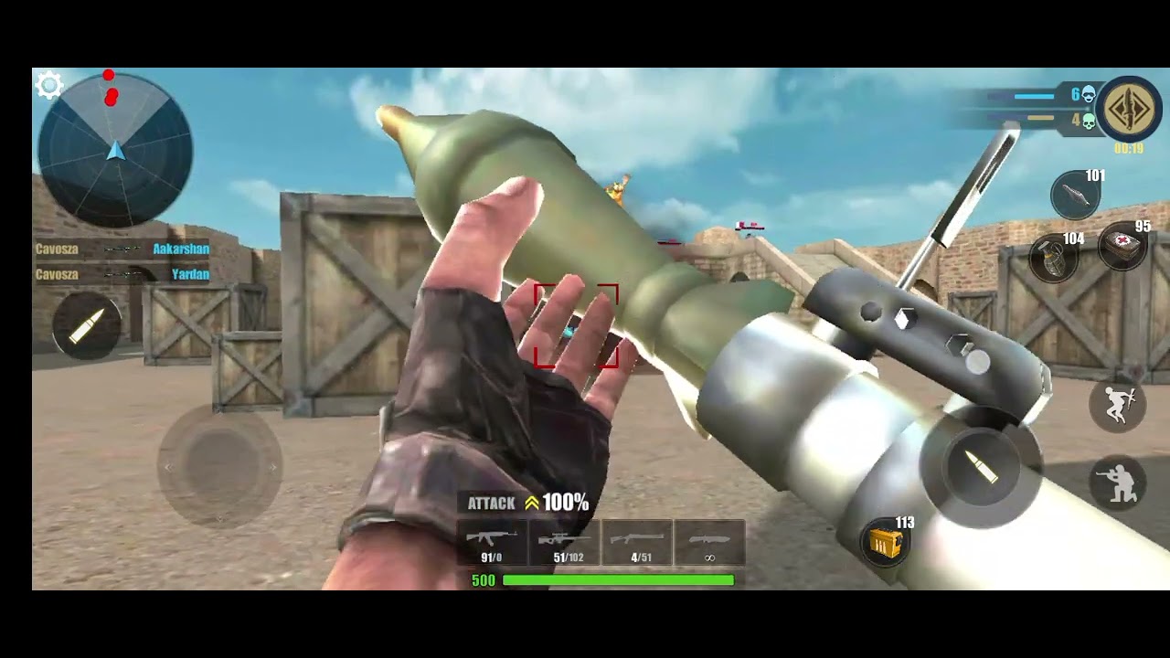 counter strike  gun commando mobile offline zombi mode malam rabu