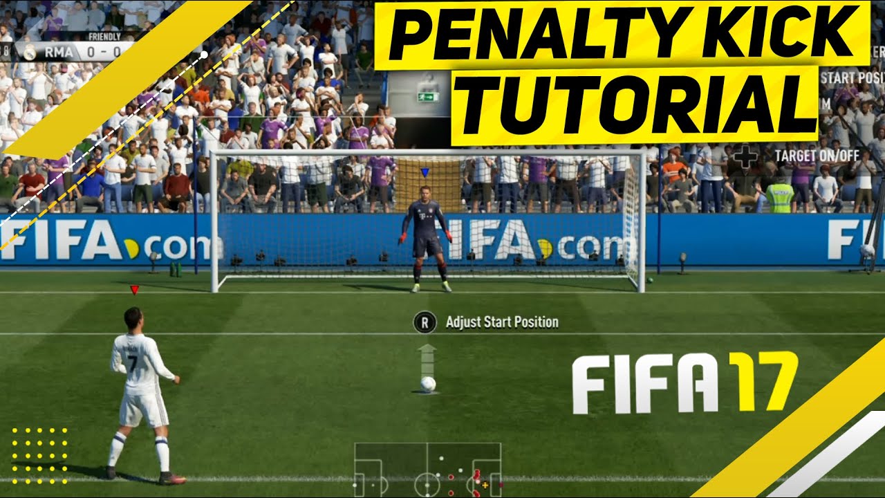 FIFA 17 PENALTY TUTORIAL / NEW PENALTY KICKS - HOW TO SCORE THE NEW PKS - TIPS & TRICKS