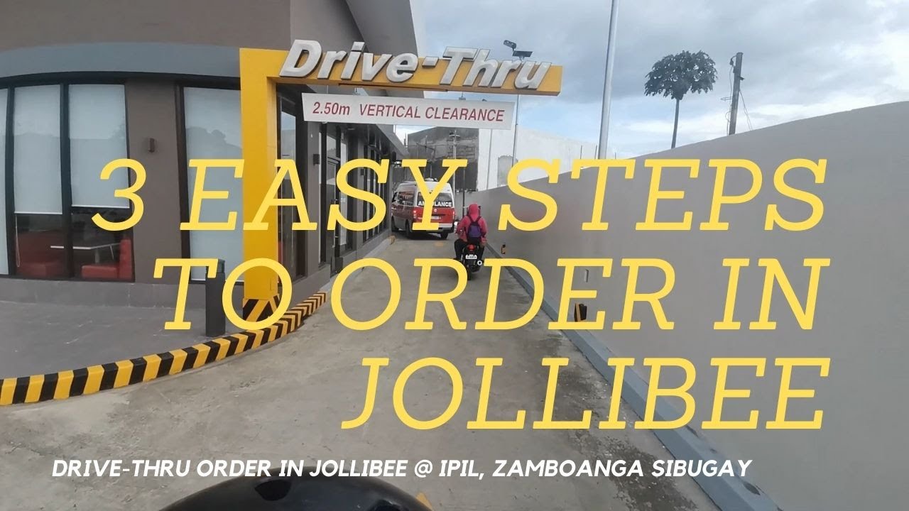 3  EASY STEPS TO ORDER IN JOLLIBEE VIA DRIVE THRU