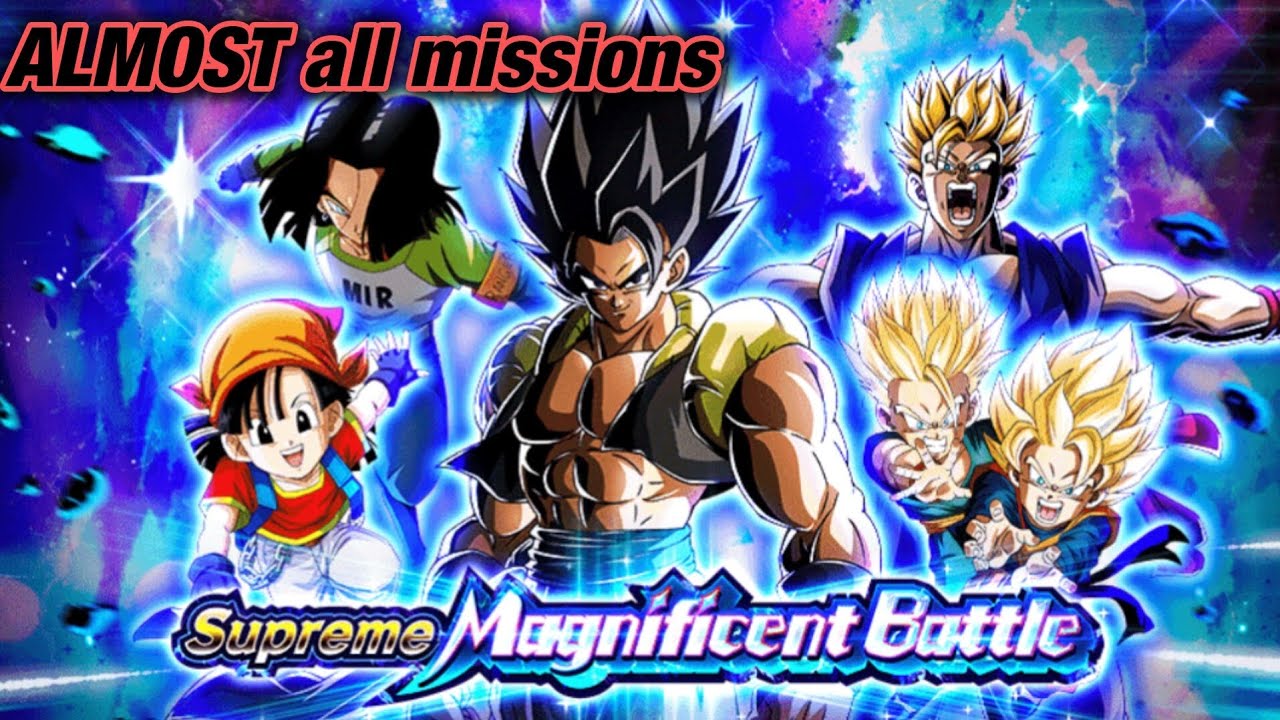 COMPLETING 'ALMOST' EVERY NEW SUPREME MAGNIFICENT BATTLE MISSION NO ITEMS! (DOKKAN BATTLE)