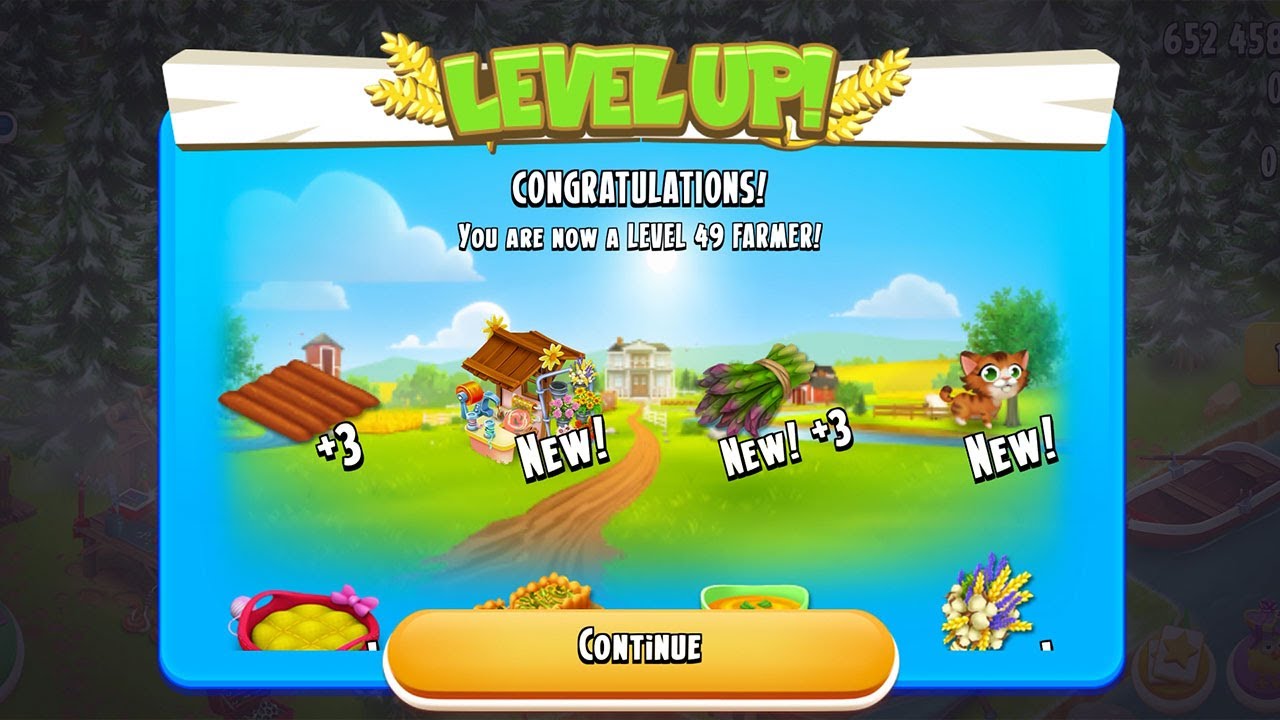 Hay Day ROAD to LEVEL 100 #24 - Level Up 49 and New Machine
