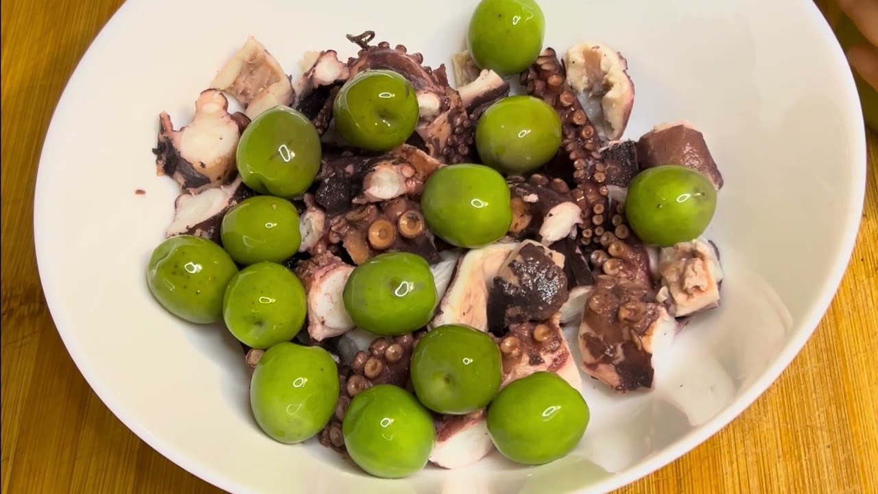 Polipo all’insalata superbuono🐙💫💫#cucinafacile #cucinarechepassione 
