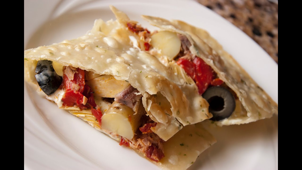 Tuna Nicoise Flatbread Sandwich by Chef James Malaby