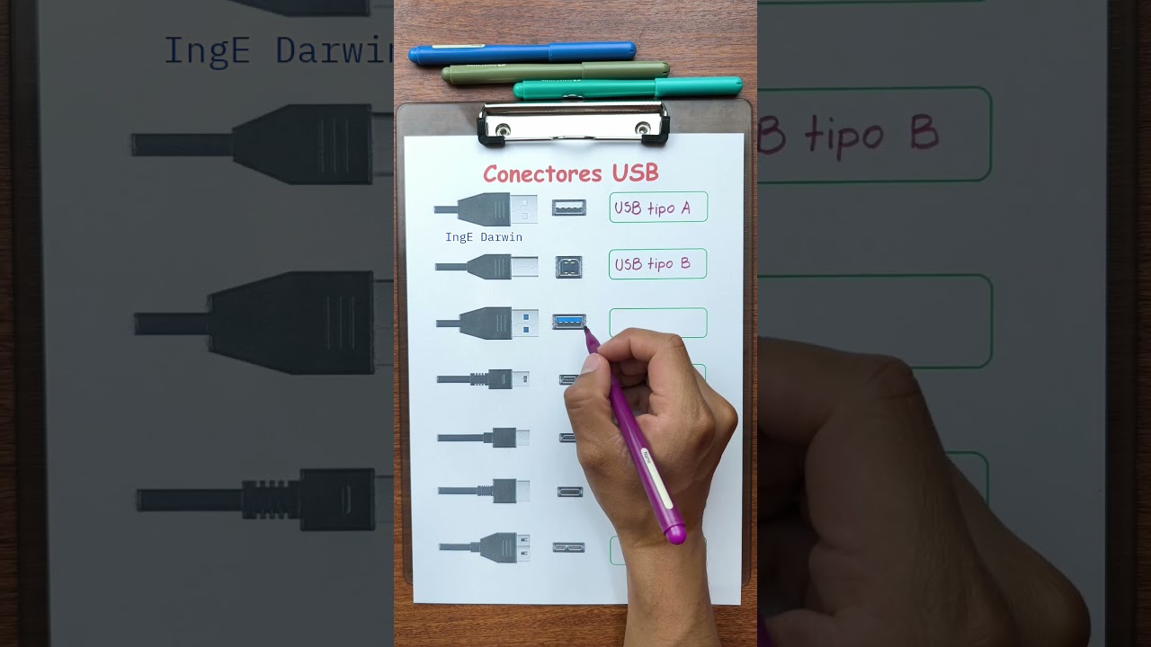 Tipos de conectores USB 😌✌️ #ingedarwin #tecnologia