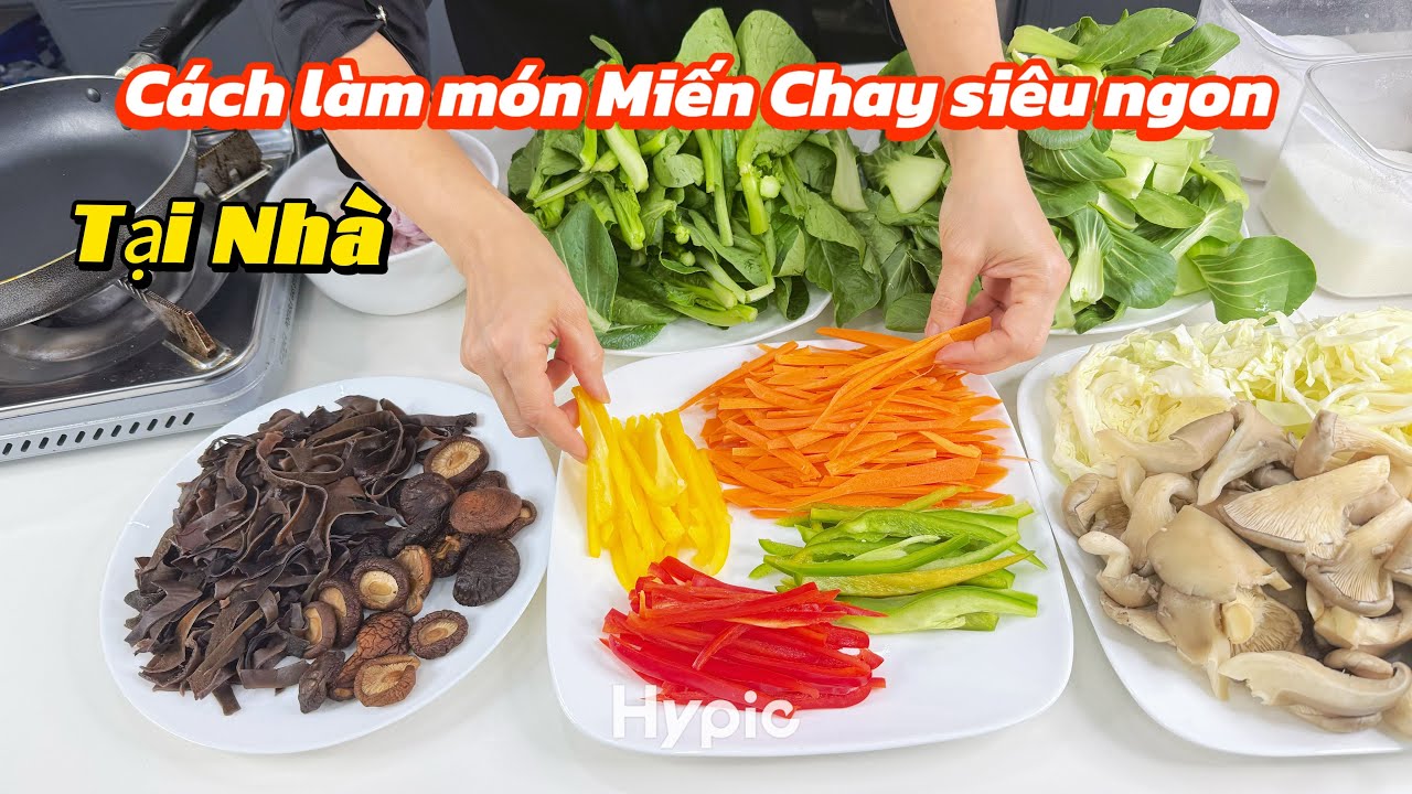 Cách làm món Miến Chay siêu ngon,siêu dễ tại nhà ,Ai cũng làm được