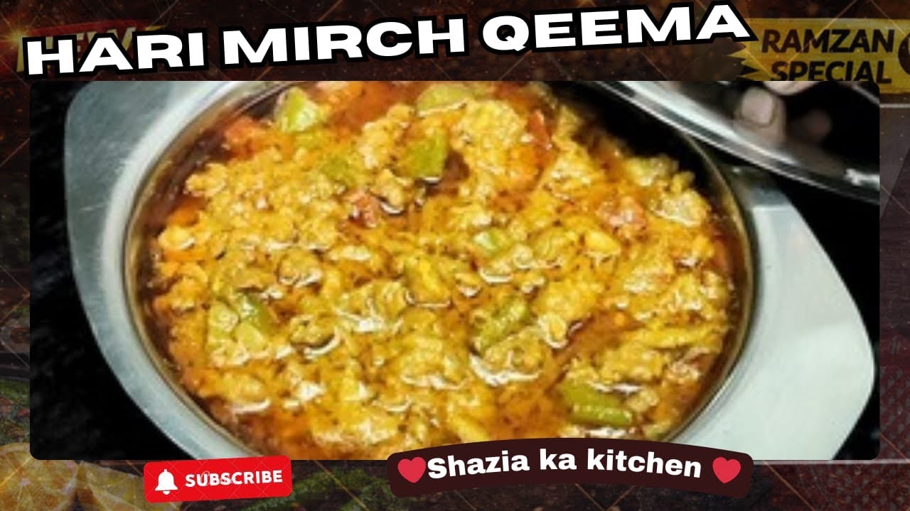 Hari Mirch Qeema Recipe | Green Chilli Keema Masala | Spicy & Tasty Keema Recipe