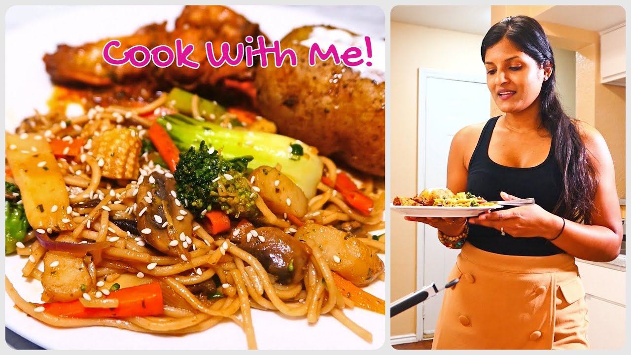 Cook With Me! | Stewed Chicken and Veggie Lo Mein