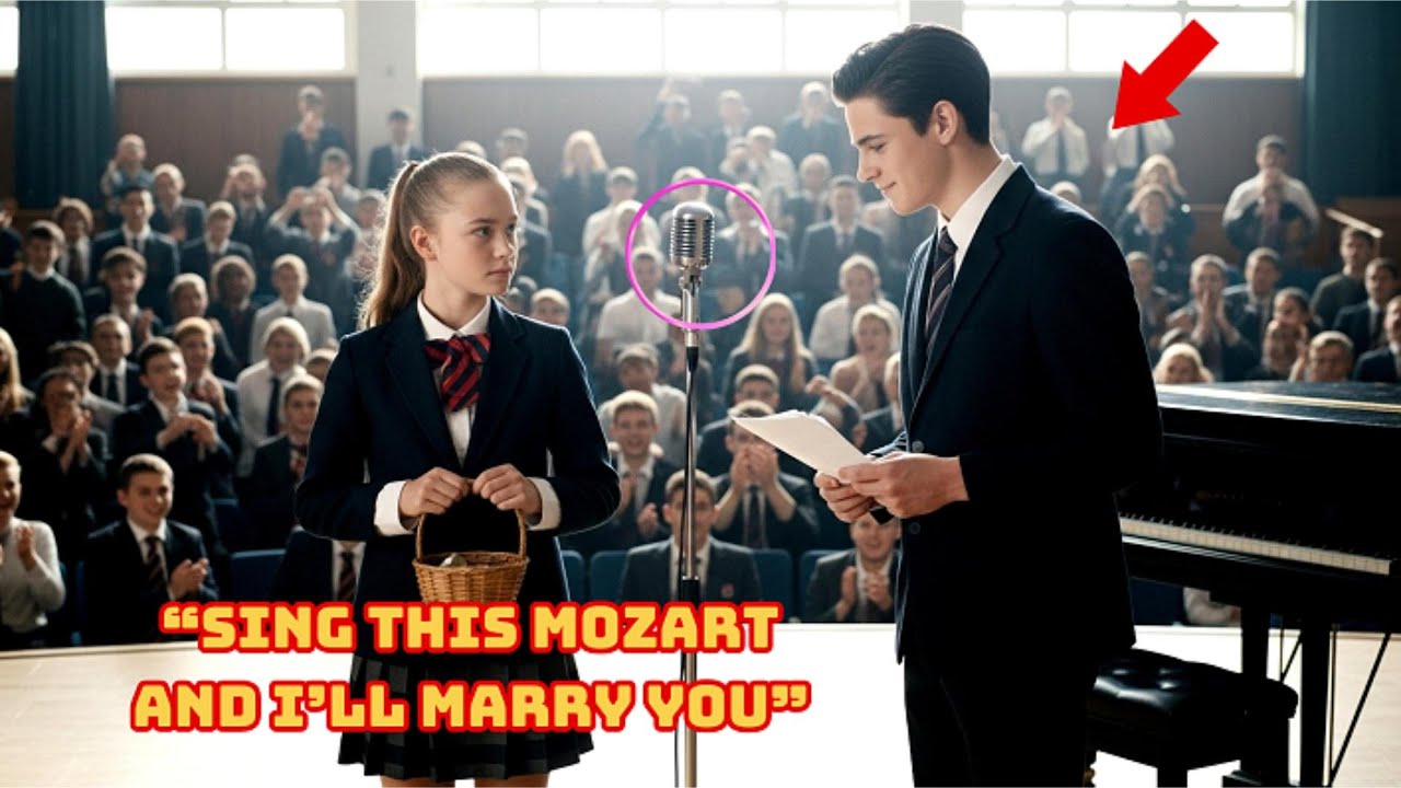 “Sing This Mozart and I’ll Marry You” — The Billionaire’s Son Didn’t Expect Her Voice to Break Him