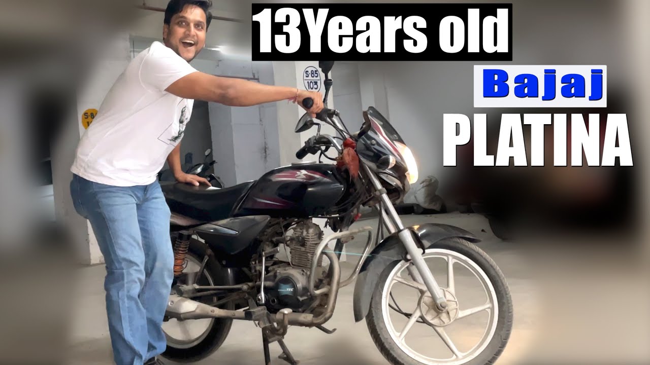 Starting 13 YEAR old Bajaj platina after 10 months | Old Bajaj platina | jatinsharmavlogs