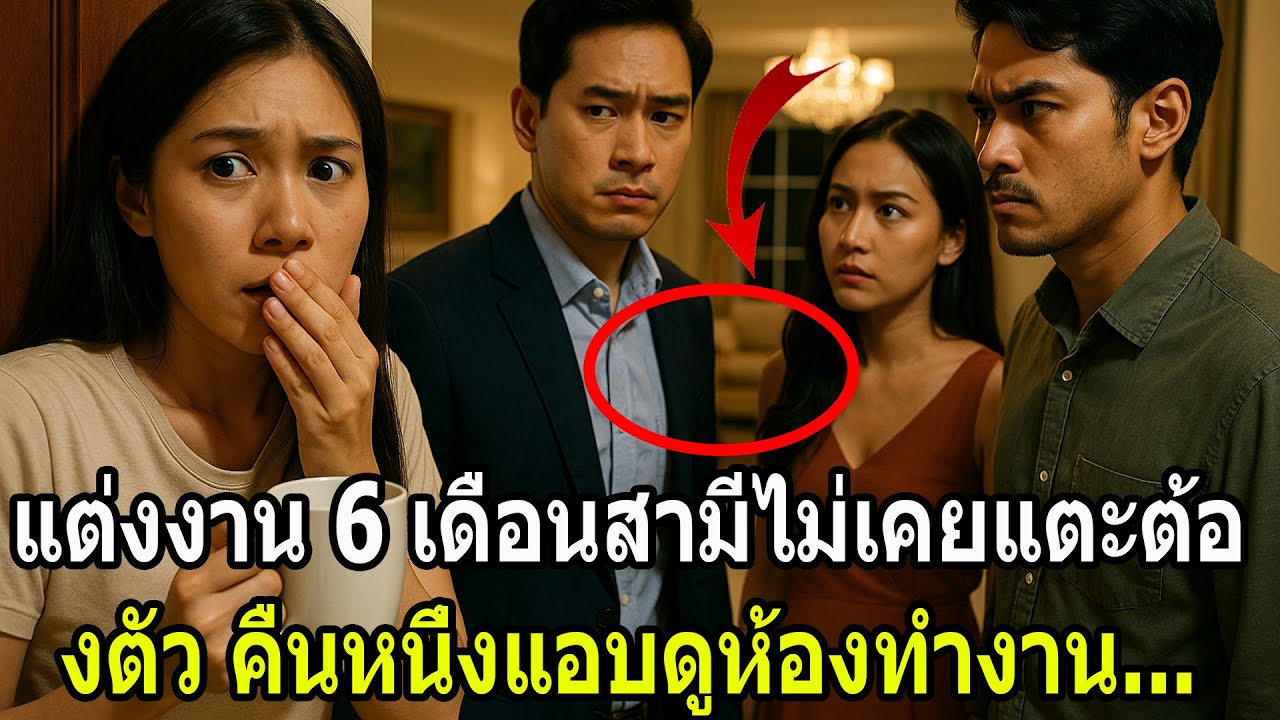 แต่งงาน 6 เดือนสามีไม่เคยแตะต้องตัว คืนหนึ่งแอบดูห้องทำงาน    ความจริงที่เห็นทำฉันทรุดทั้งยืน