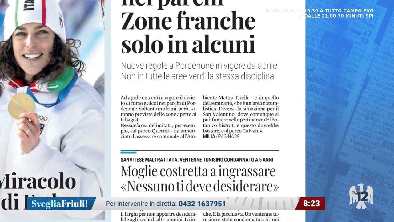 SVEGLIA FRIULI | 13/02/2026