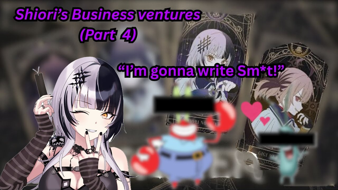 Shiori starts a new business writing sm*t in ENreco... (Part 4)【Shiori Novella】#enrecoclips
