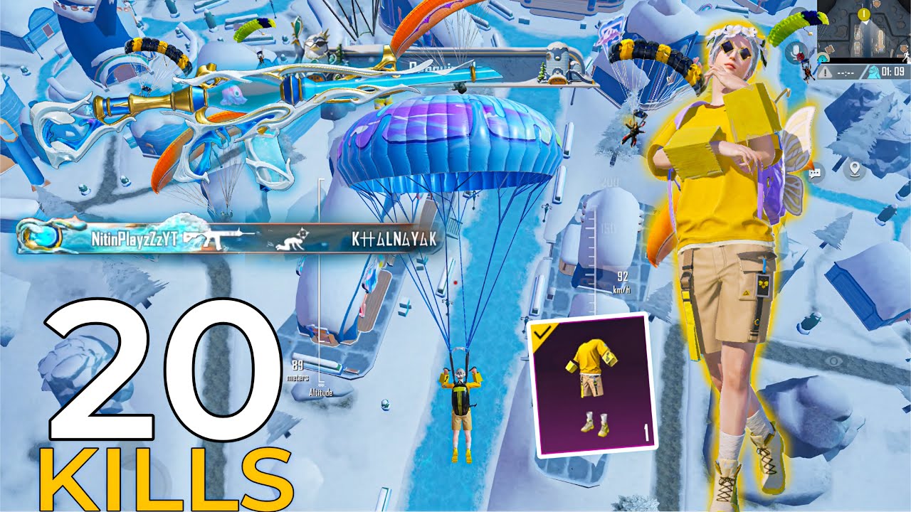 20 Solo Kills !!🔥BGMl Full Gameplay Solo vs Squad!