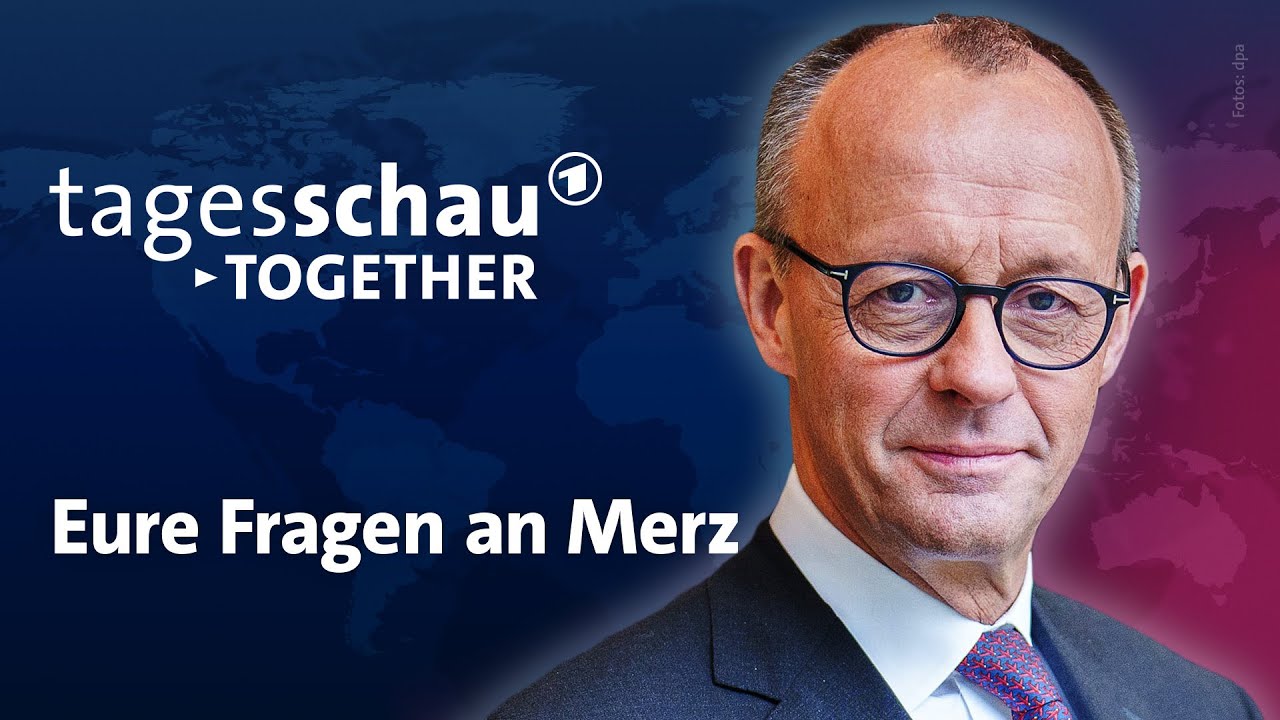 ARD-Sommerinterview: Kanzler Merz stellt sich euren Fragen | tagesschau together