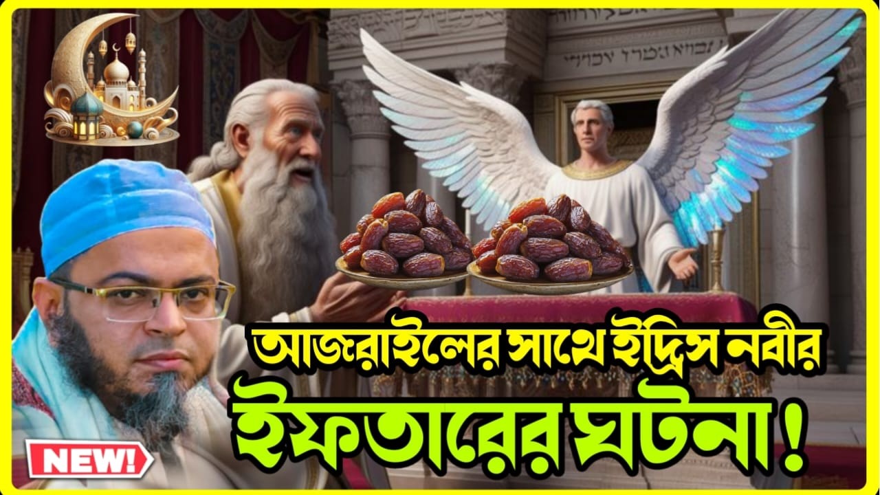 আজরাইল (আ.) এর সাথে ইদ্রিস (আ.)-এর ইফতারের অবিশ্বাস্য ঘটনা | মুফতি নাসির উদ্দীন আনসারী | Nuhu TV 24