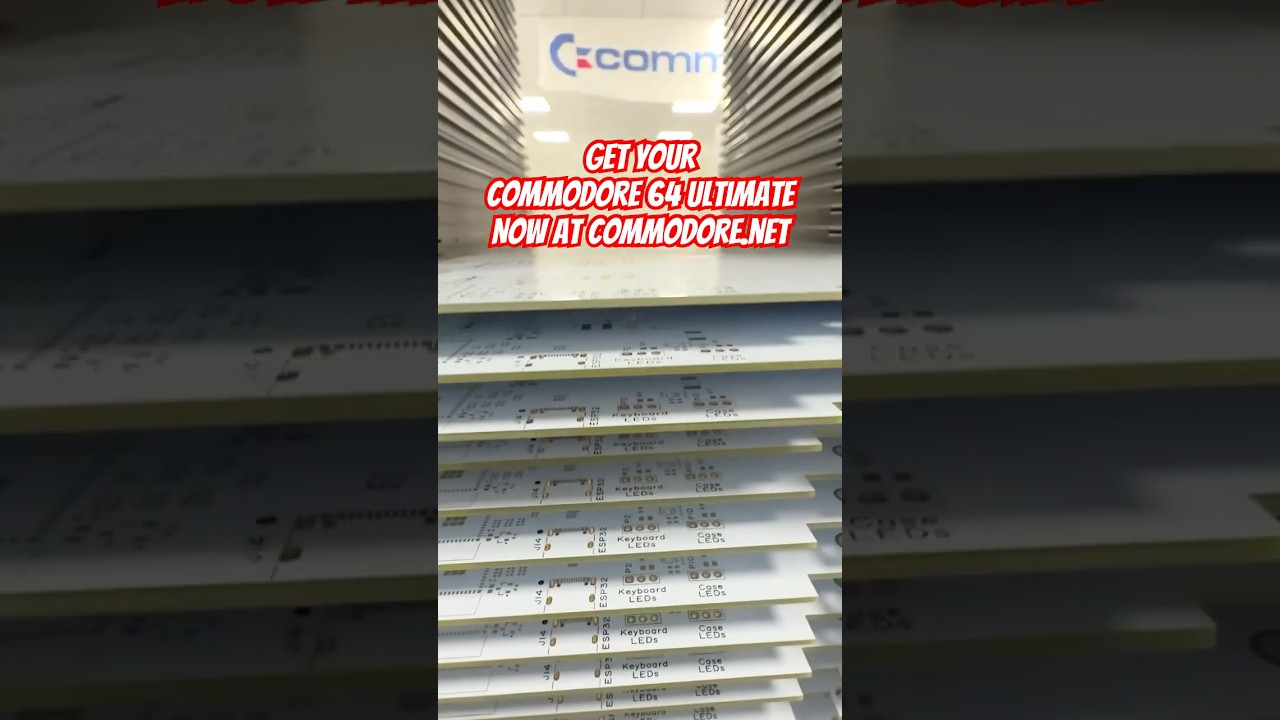 Commodore 64 Ultimate from commodore.net - Factory Footage