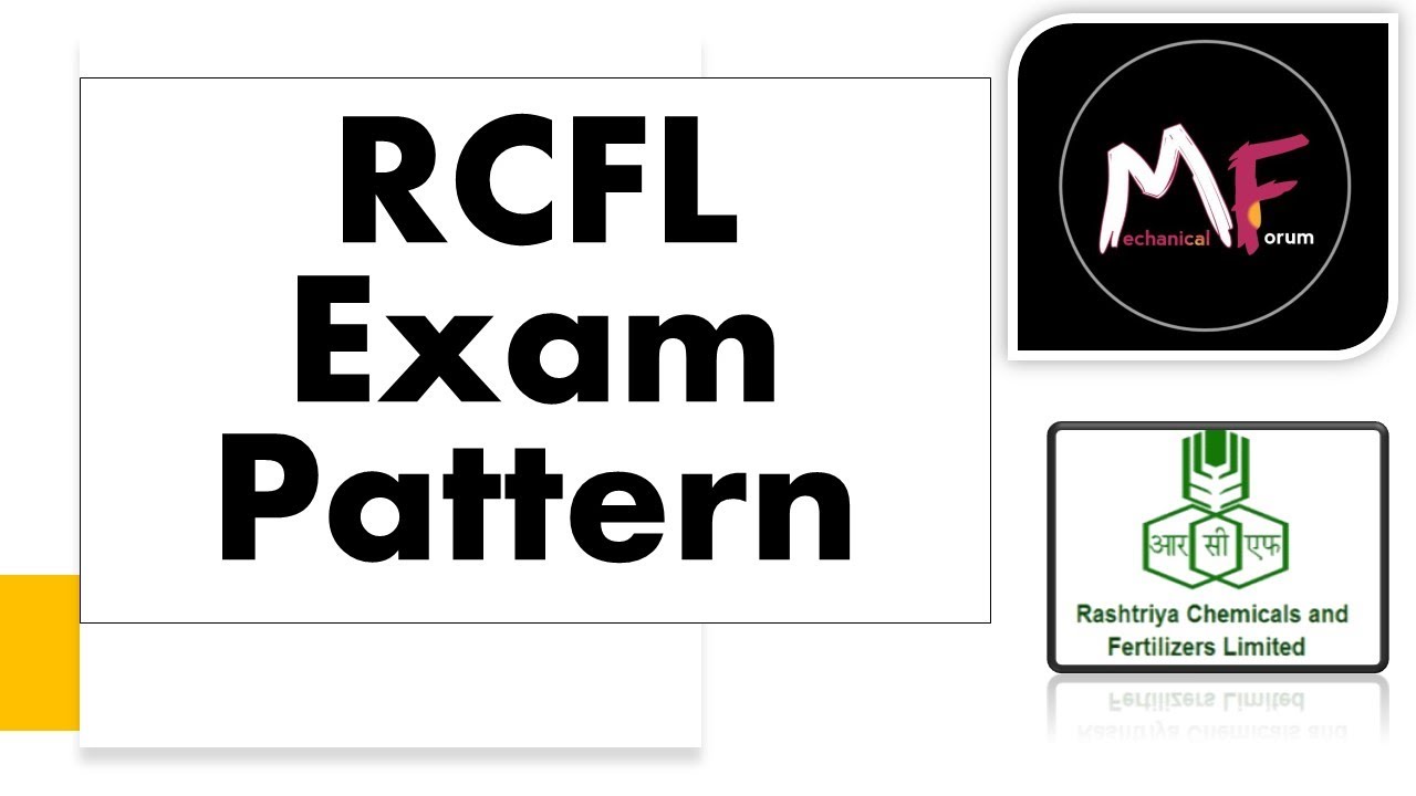 RCFL Exam Pattern | RCFL Recruitment 2020 | #Mechanical Forum