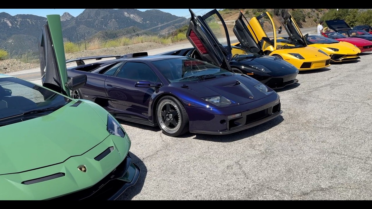 Drive a $1,000,000 a gated Murcielago LP640 in the canyons with me