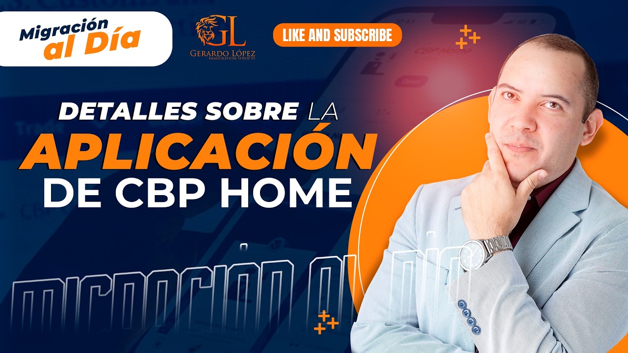 Detalles sobre la aplicación de CBP home