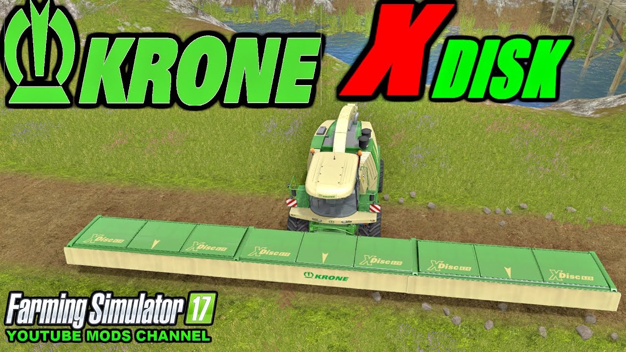 FS 17  KRONE XDISC 1860 18 метров MOD