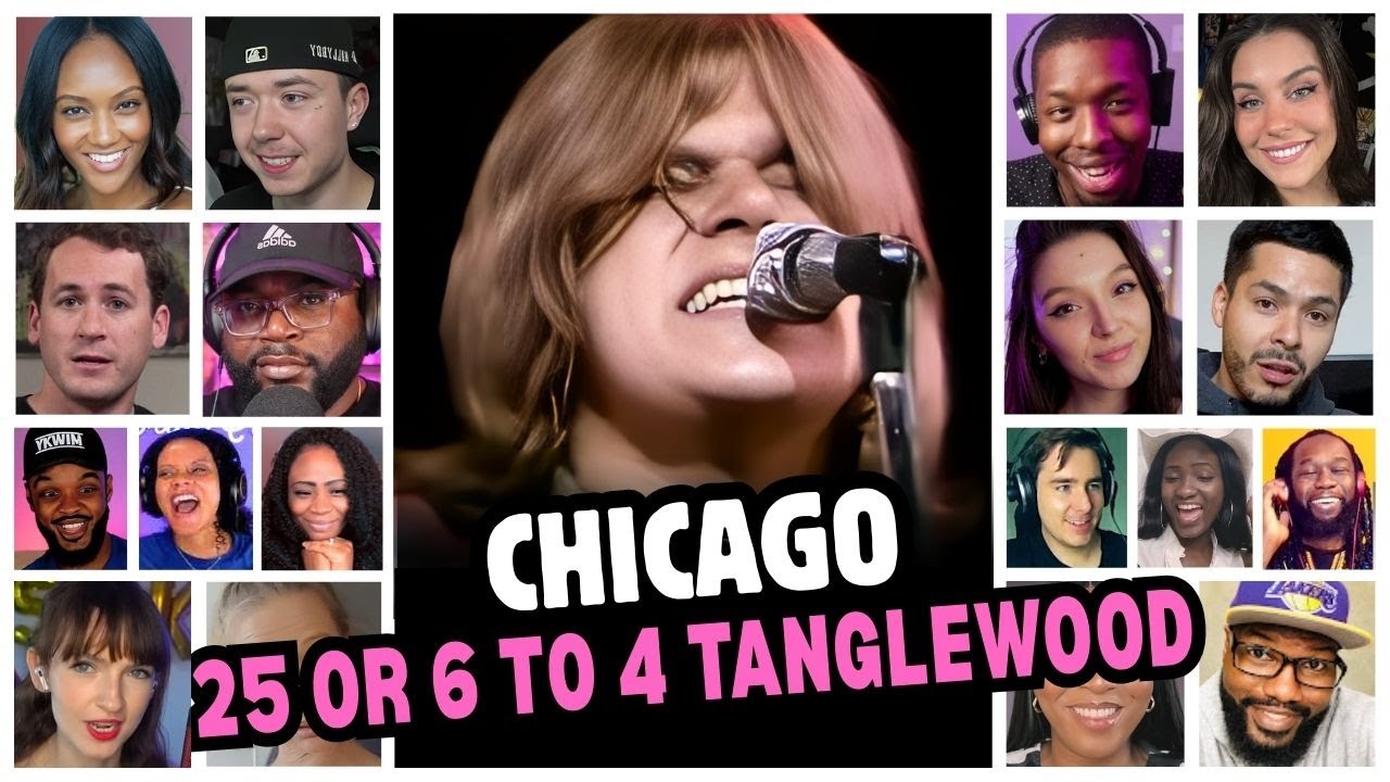 Chicago - 25 or 6 to 4 - Live at Tanglewood - Reaction Compilation