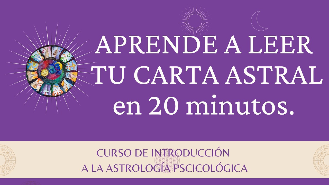 CARTA ASTRAL 💫   Aprende a introducirte en la lectura de tu carta natal ✨