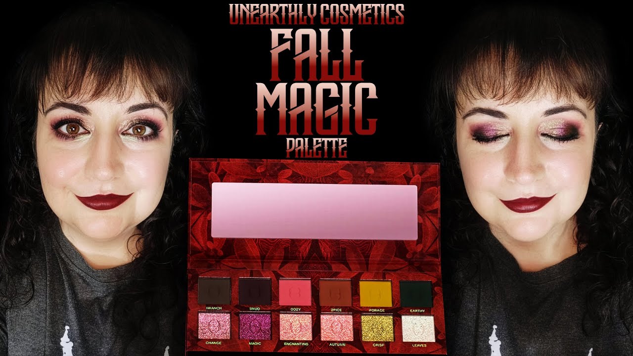 NEW!!! Unearthly Cosmetics Fall Magic Palette Review and Tutorial