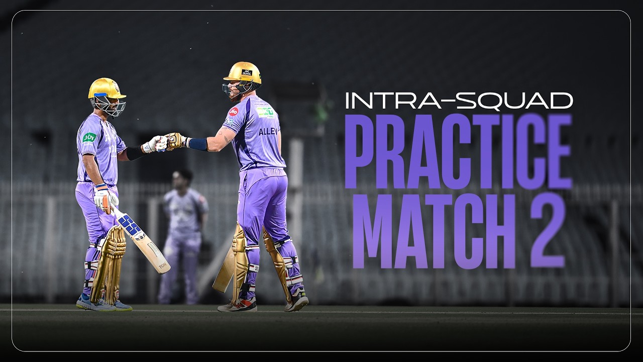 Kolkata Knight Riders Intra-Squad Practice Match 2 | Knight LIVE | KKR 2026
