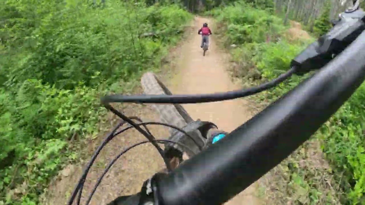 Following Ryan on Over Easy at Port Gamble Heritage Park 
