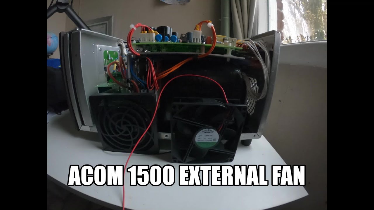 Acom 1500 amplifier external fan, quick look. part 1.