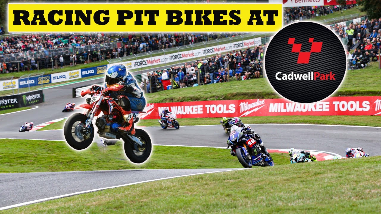 Racing A Pit Bike At Cadwell Park ! | The British Supermoto Championship | #pitbikesupermoto