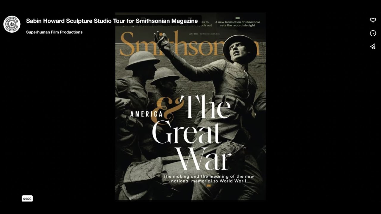 Sabin Howard Studio Tour for Smithsonian Magazine