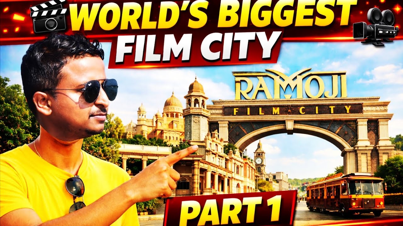 Ramoji Film City Tour Part 1 | World’s Largest Film Studio 🎬 | Hyderabad Travel Vlog