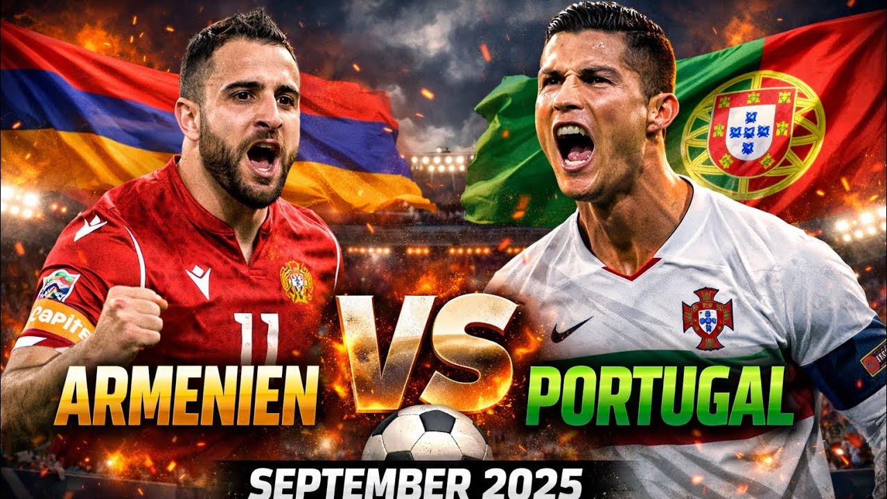 Armenia 🇦🇲 vs Portugal 🇵🇹 | World Cup Qualifiers 2026 | September 2025 