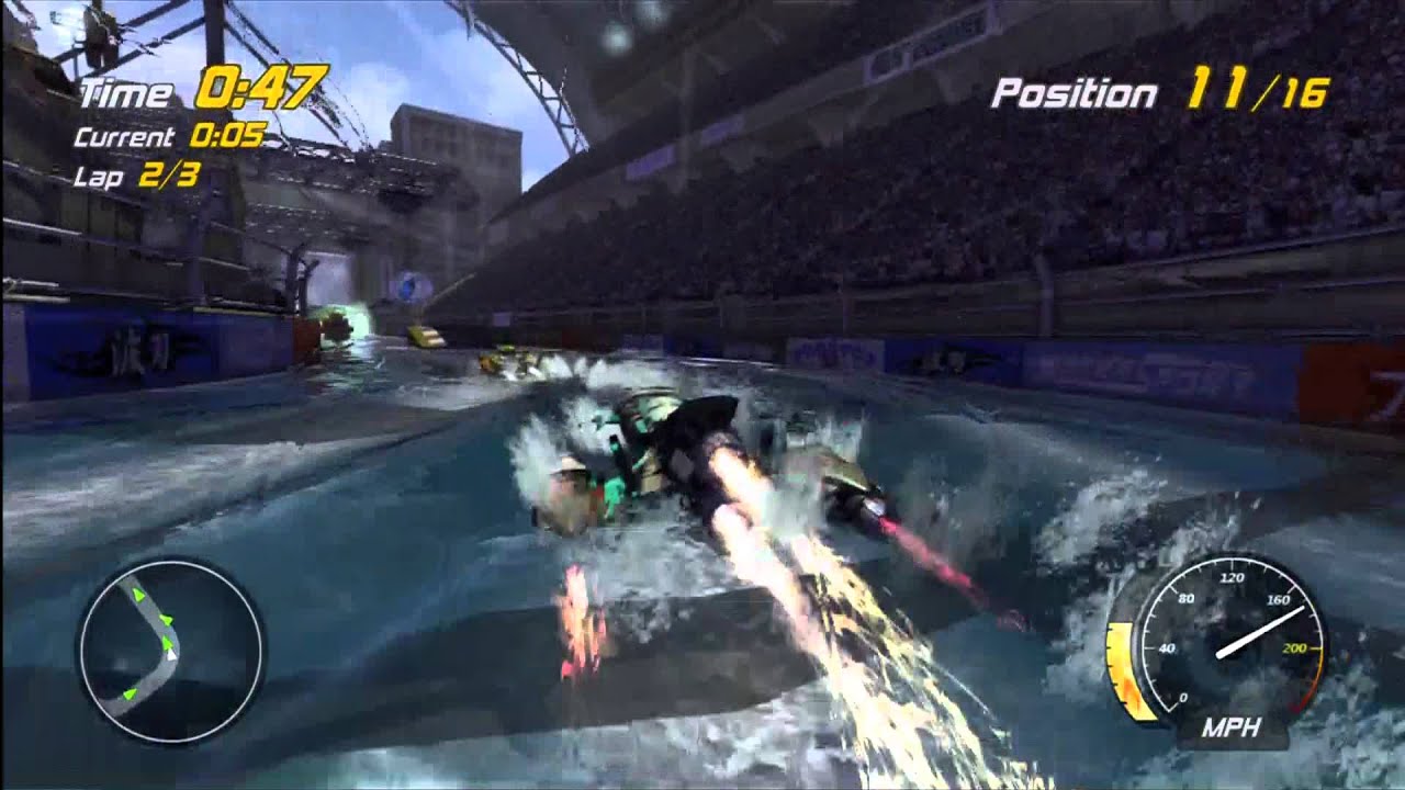 XBOX 360 HYDRO THUNDER HURRICANE: Tsunami Bowl (EXPERT)