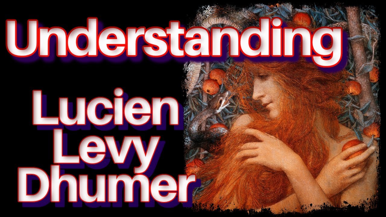 Lucien Levy Dhumer Oil Paintings - Eve, French Symbolist  Art Nouveau Art History Documentary Lesson