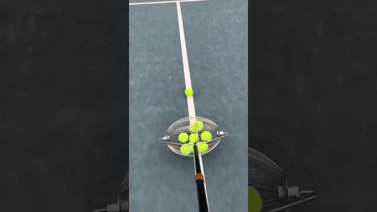 BallCollector Genius: Expert Collection Made Easy #smalleyes #tennis #sportsequipment #tennisball
