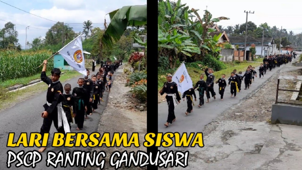 KIRAB SISWA PERGURUAN PENCAK SILAT CEMPAKA PUTIH RANTING GANDUSARI