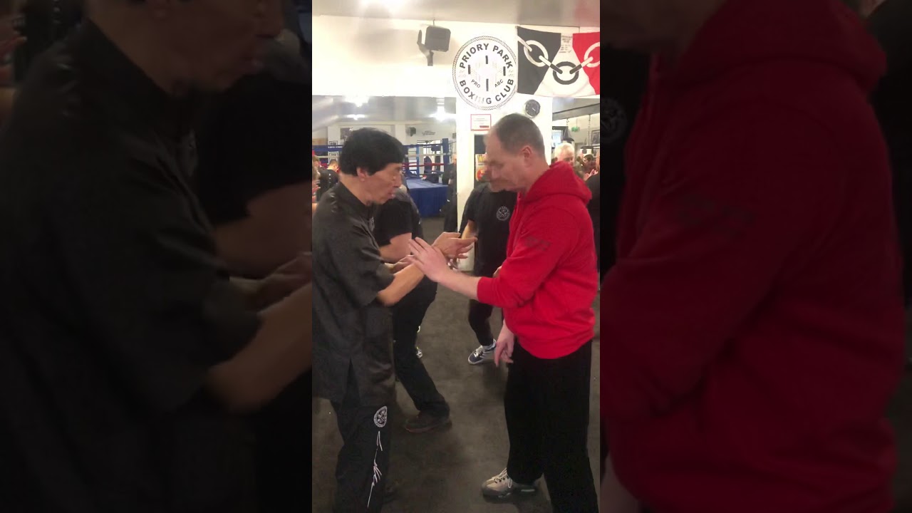 Grandmaster Samuel Kwok and Sifu Steven Dyde UK Advance Chi Sau